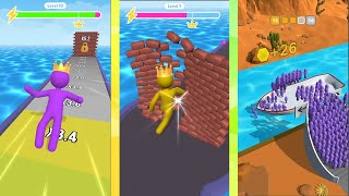 Escalator, Custile Crush, Giant Rush! Funny Gameplay iOS & Android