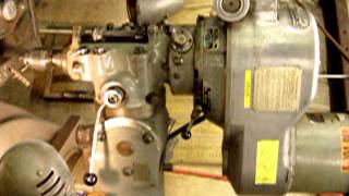 Bridgeport 2 Hp Vari spd Kneemill video clip of spindle   Allis Roller