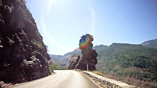 Gorges de Daluis 2020 (Daluisschlucht) von N202 (D4202) 5km nach Entrevaux F - Guillaumes F