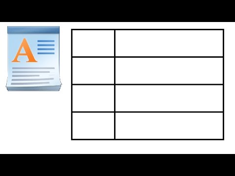 How to Create a Table in WordPad How to Create a Table in WordPad