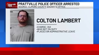 Off-duty Prattville police officer arrested for DUI in Millbrook