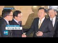 단식 현장 찾아 달래기 나선 민주당…야 3당 냉랭 sbs