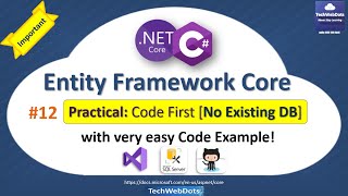 Entity Framework Core | Code First | No Existing DB | Fluent API | ASP.NET Core | C#