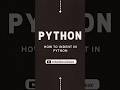 Master Python Indentation! 🐍 Easy Guide to Proper Code Formatting #Python #CodingTips #LearnPython