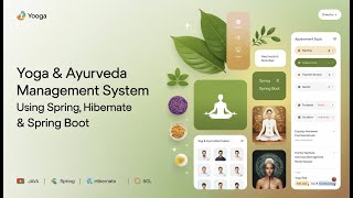 Yoga / Ayurveda Project Using (JAVA Spring Hibernate / Spring Boot (eclipse)full stack development).