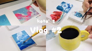 【Vlog】絵を描く夏の日々の記録