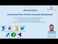 Power Automate 2: Send Emails from Excel Data using Outlook and Power Automate || Instant Cloud Flow