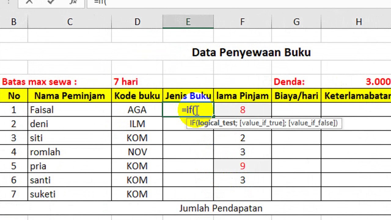 Contoh Soal Latihan Excel Dan Jawabannya - Contoh Soal Terbaru