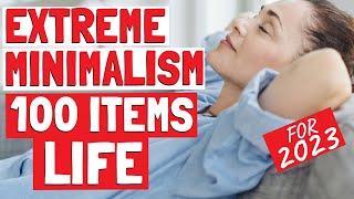 How to downsize your life to 100 items | EXTREME MINIMALISM and SLOW LIVING