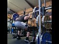 155kg x2 squat. 6th set