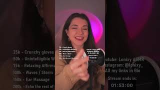 +2h ASMR 💤 Unintelligible Whispers, Waves, Ear Massage - Full TikTok Lives #81