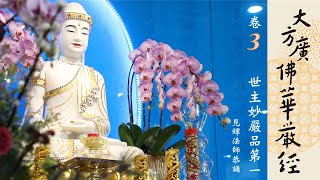 《大方廣佛華嚴經》卷03 世主妙嚴品第一之三 圓道禪院 見輝法師恭誦