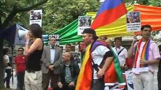 Slavic Pride 2011 — Protest outside Russian Embassy in Berlin