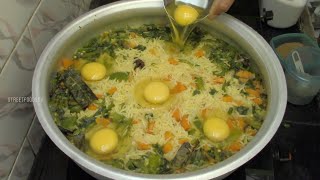 Veg Egg Pulao Recipe | Street Food