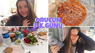 ORUCUN İLK GÜNÜ | Sahurda ve İftarda Yediklerim, Tam Buğday Ramazan Pidesi Tarifi