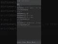 🐍 Crafting a Python dictionary: Simplifying key-value pairs with ease! 📚#python #coding #dictionary