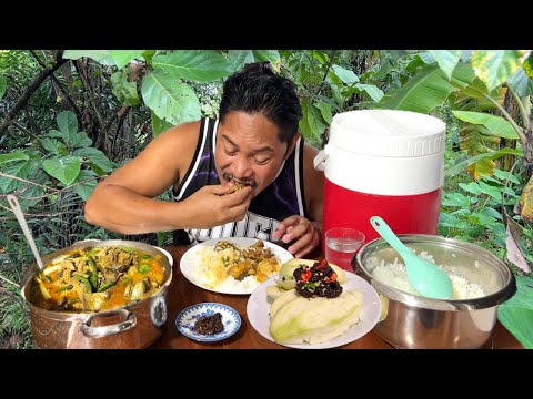 KARE-KARENG TWALYA-TWALYA AT PANGA NG BAKA! Mangga at Bagoong. Filipino Food. Mukbang! Philippines.