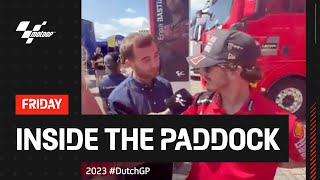 From Pecco's difficult session 😕 to Bez's perfect P1 👌 | Inside The Paddock-2023 #DutchGP 🇳🇱