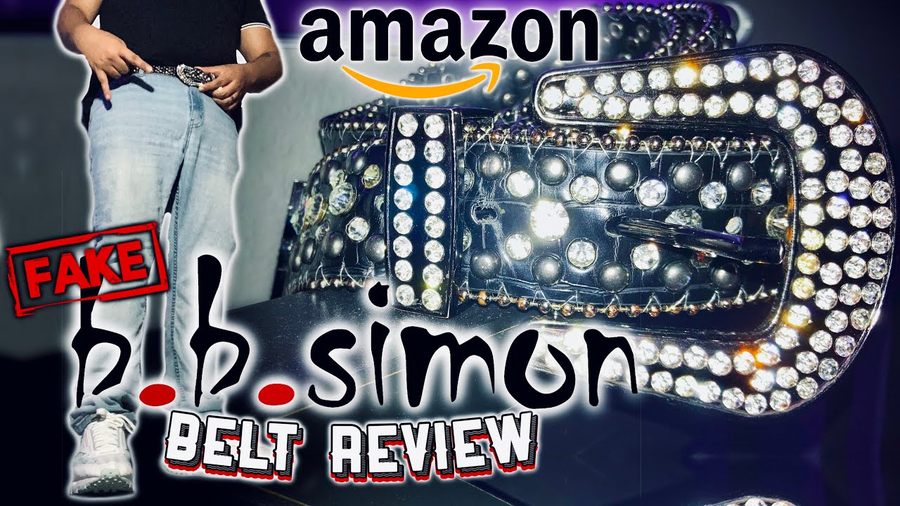 Trying On A Fake BB Simon Belt From Amazon | B.b. Simon Replica Review ...