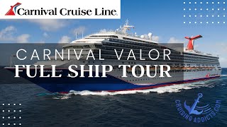 Carnival Valor Cruise Ship Tour | Full Walkthrough and Deck-by-Deck Guide