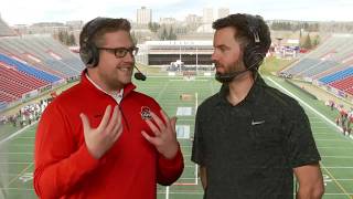 Canada West Football:  University of Calgary Dinos vs University of Alberta Golden Bears 2017 10 28