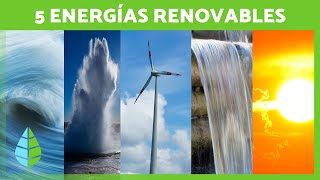 5 TIPOS de ENERGÍAS RENOVABLES y Cómo Funcionan ☀️⚡