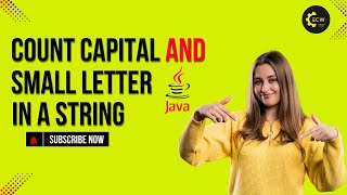 Write a Java Program to Count Capital & Small Letters in a String | Beginner-Friendly Java Tutorial