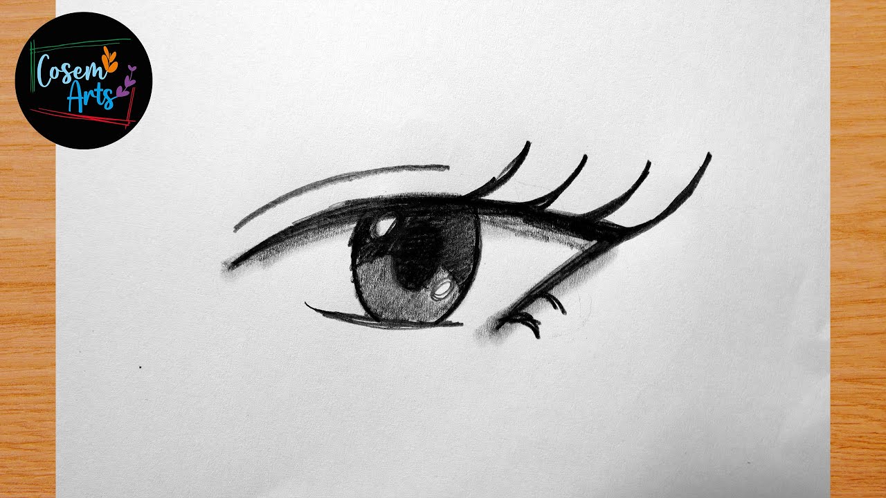 Anime Eye Drawings || How To Draw Anime Eye Easy - YouTube