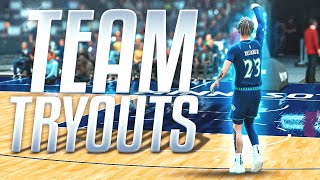 I Pretended to be a Random in Team Tryouts on NBA 2K22. They didn't know I was this good..