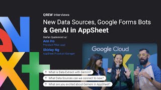 New AppSheet Features announced at Google Next 24 || Interviewing AppSheet Product Team