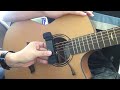 isolo wireless microphone guitar position recording test