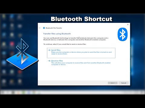 How to Create Bluetooth Shortcut to Transfer Files in Windows 10