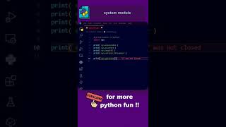 sys module examples in python
