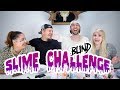 Blind Slime Challenge ft. Let's Feast (Fluffy Slime)