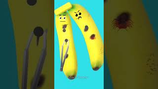Banana Needs Surgical Operation Cute Fruits Surgery #shorts