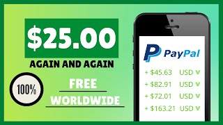 Get Paid $25 Every 5 Minutes (FREE PayPal Money) | Make Money Online