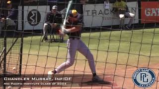 Chandler Murray Prospect Video, Inf OF, Mid Pacific Institute  Class of 2024, BP at #ACGames