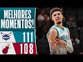 LaMelo DELIGHTS with 3-pointers, and Hornets beat Heat in NBA preseason I BEST MOMENTS