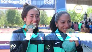 Mayan y Catherine Oliver, las hermanas que conquistaron 🥇 Santiago 2023