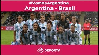 #VamosArgentina - VIVO - Brasil vs. Argentina  (Copa America Femenina Chile 2018)