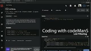 Codewars 7 kyu List Filtering Javascript