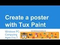 Computing tutorial for UK curriculum primary school teachers: Tux Paint