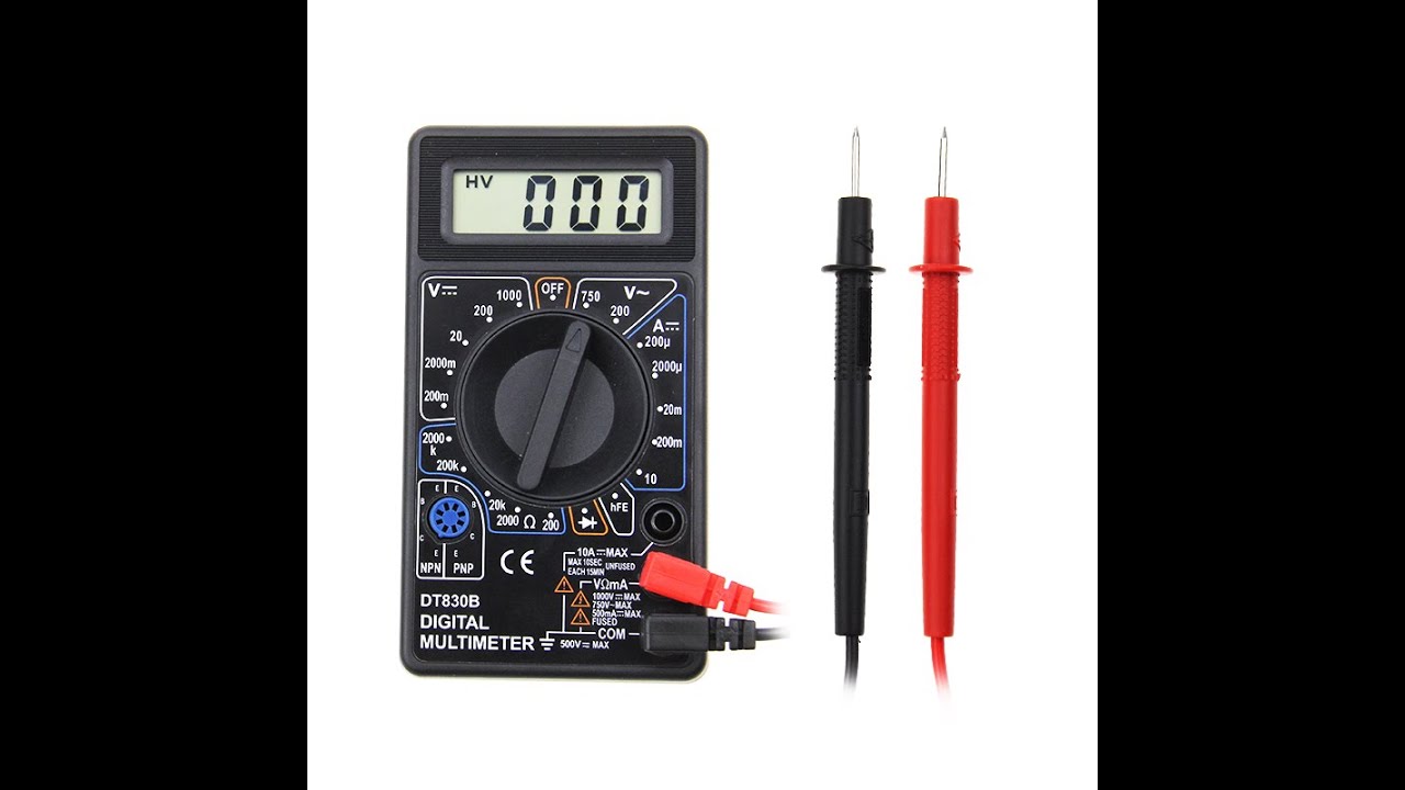 Dt830b Digital Multimeter Bedienungsanleitung