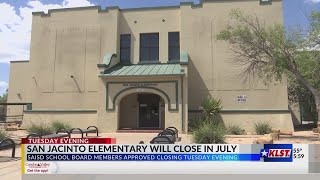 San Jancinto Elementary will close in July