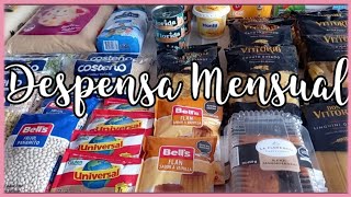 MIS COMPRAS EN EL SUPERMERCADO| DESPENSA MENSUAL 🛒