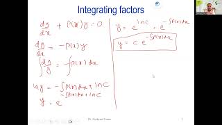 First Order Ordinary Linear Differential Equations (ODEs) - MATH13218 - Week 3