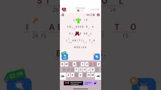 Solving level 40 on cryptogram