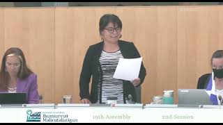 19th Assembly, 2nd Session, Day 158 Inuvialuktun Interpretation