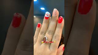 Unique Christmas nailart for short hands l #shorts #nails #nailart #christmas #ytshorts