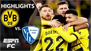 👏 FULLKRUG HAT TRICK 👏 Borussia Dortmund vs. Bochum | Bundesliga Highlights | ESPN FC